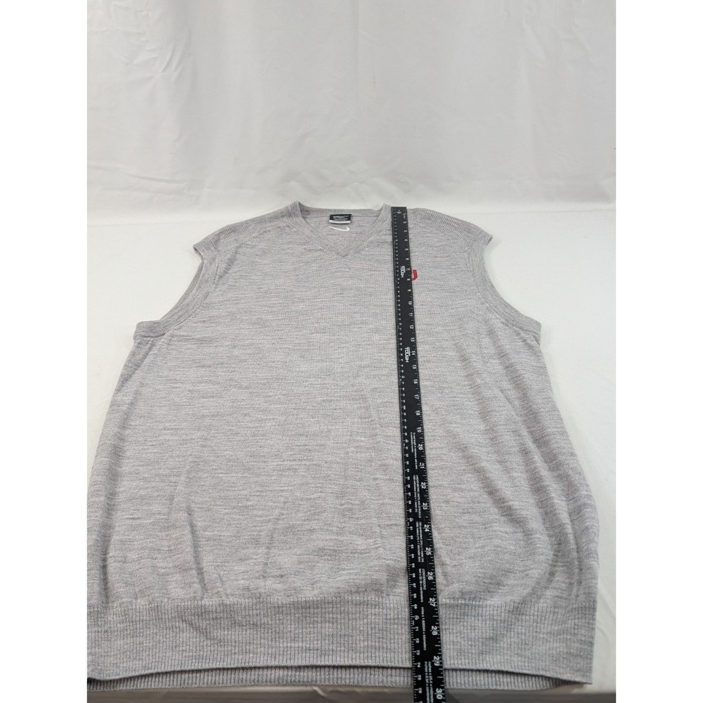Nike Golf Tour Performance Merino  Wool Blend  Vest‎  XXL Gray Oklahoma Sooners - Picture 8 of 9